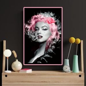 Marilyn Monroe Pink Gangster FRAMED premium lustre poster Large